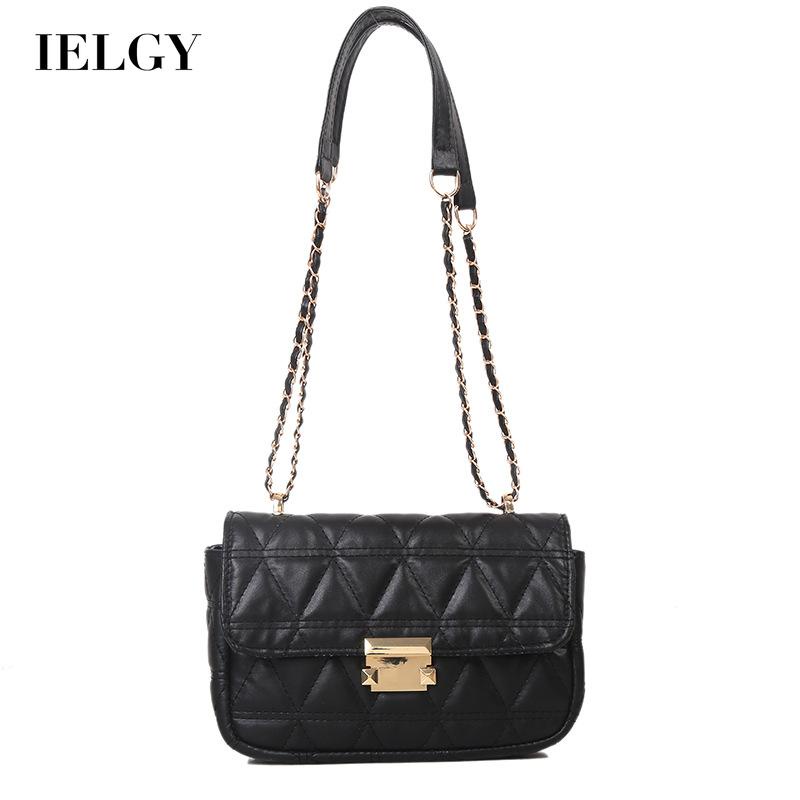 Túi Đeo Chéo Dáng Vuông Nhỏ Màu Trơn Thời Trang Cho Nữ