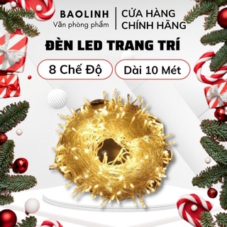 Đèn led- dây đèn led cắm điện 8 chế độ, nhấp nháy, trang trí decor phòng ngủ, 10m- vanphongphambaolinh.