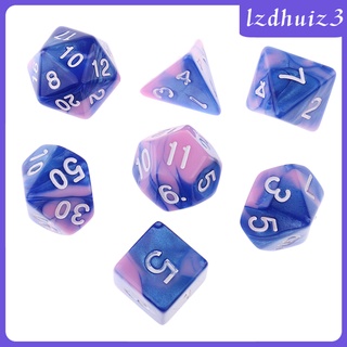 [Lzdhuiz3] 7 Xúc xắc đa diện dành cho trò chơi trên bàn xúc xắc cho rồng và rồng