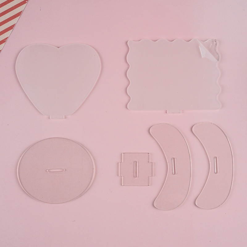 1 Bảng Đứng Hình Ngôi Sao Hoạt Hình Bằng Acrylic Trong Suốt Trang Trí Để Bàn/ Làm Quà Tặng/ Ảnh Chụp