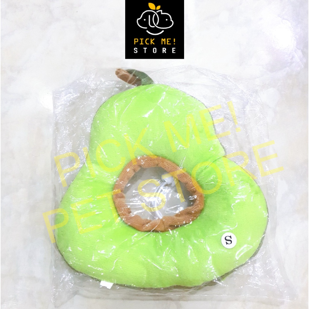 Vòng Gối Chống Liếm Hình Bánh Mì, Trái Bơ Cho Chó Mèo - Nhồi Bông