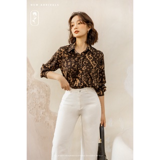 OLV - Quần Wide Leg Jeans in White