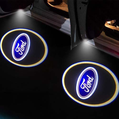Đèn chiếu logo, máy chiếu thương hiệu cửa xe ô tô, xe hơi cho các hãng xe, đồ chơi ô tô (1 bộ gồm 2 đèn)