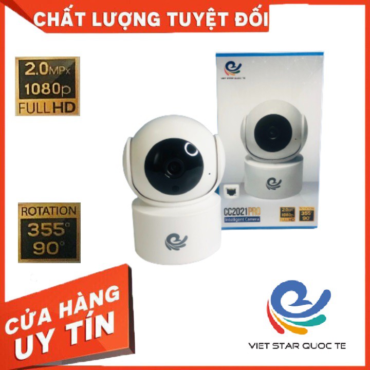 Camera Carecam IP Wifi CC2021 Pro 2.0Mp 1080p Kèm thẻ nhớ 32G đến 128G