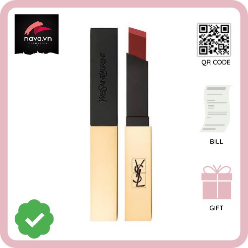 ☬[ QR code + Hộp và túi xách Đủ Bill ] Son YSL Slim chính hãng màu N1, N10 , N21 N28 👄