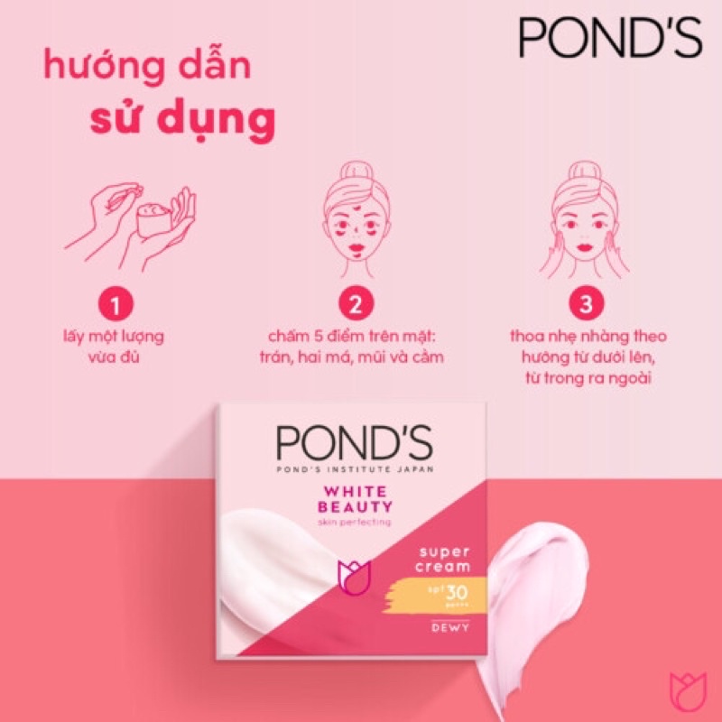 Kem dưỡng trắng da ban ngày Pon’s Day Cream 50g.