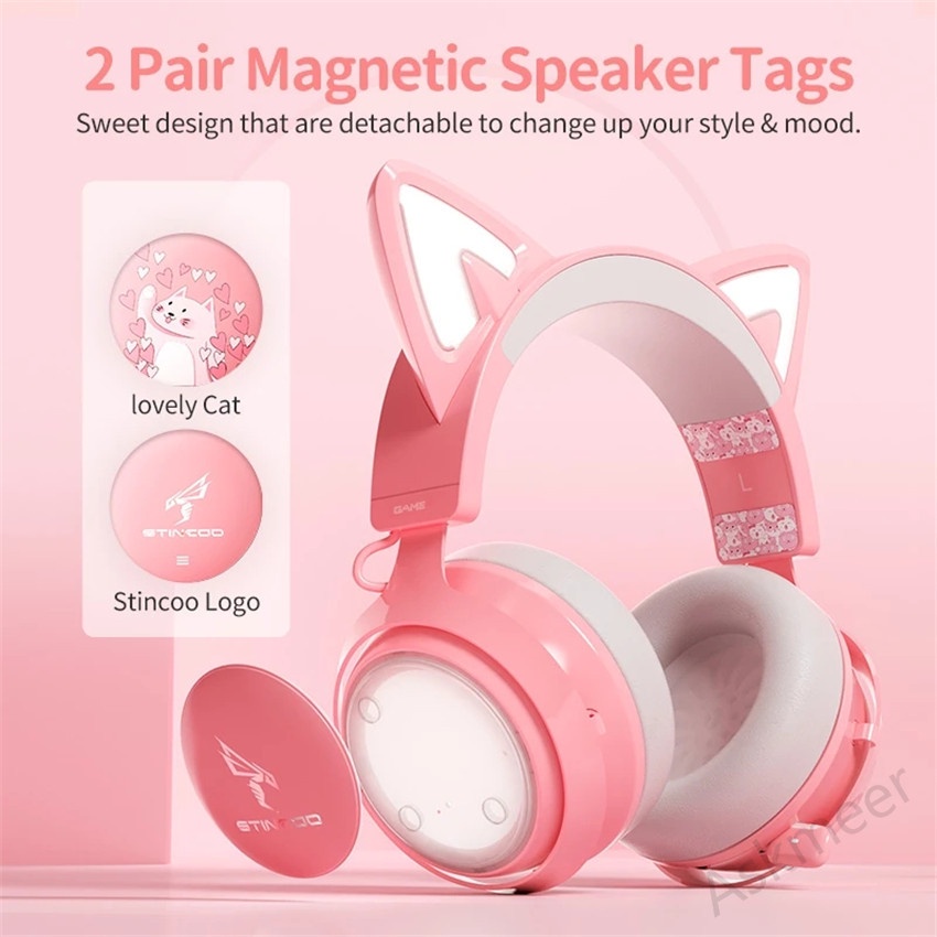 Tai Nghe Chụp Tai SOMIC GS510 USB 7.1 Có Đèn RGB Kèm 4 Vỏ Bảo Vệ Mic Dành Cho Máy Tính Laptop