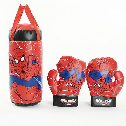 Bộ Boxing tập đấm bốc cho trẻ em giúp luyện lực tay cho trẻ, giúp bé thẳng tay khi duỗi ra. Bộ có kèm 2 găng tay cho bé