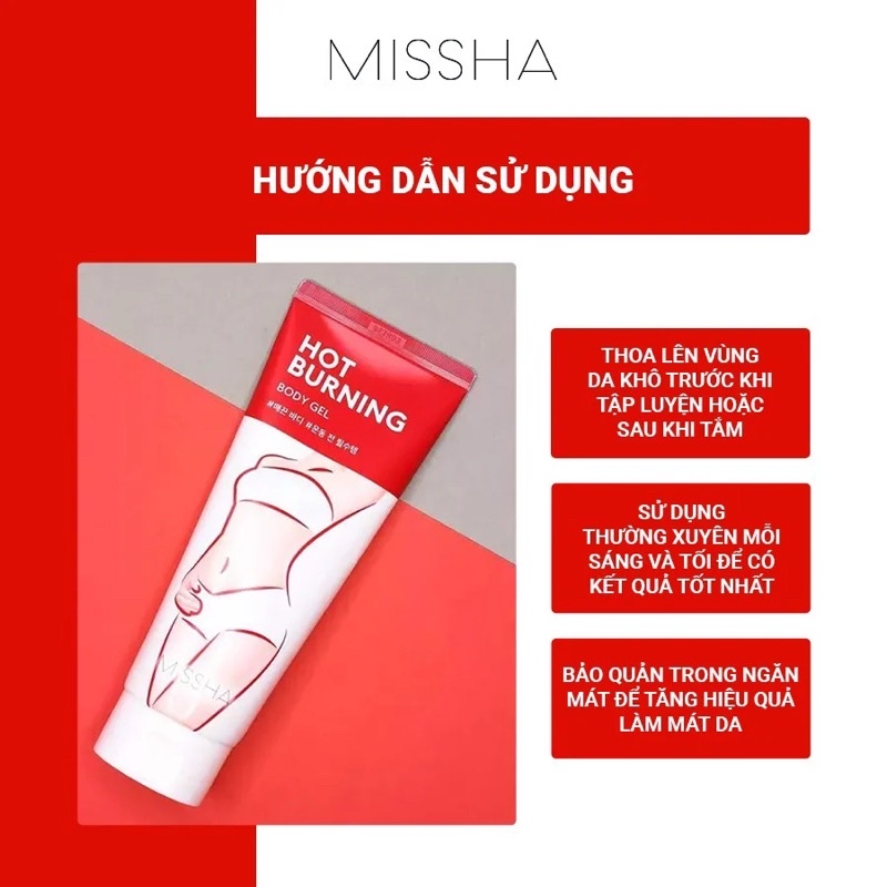 KEM TAN MỠ BỤNG MISSHA HOT BURNING