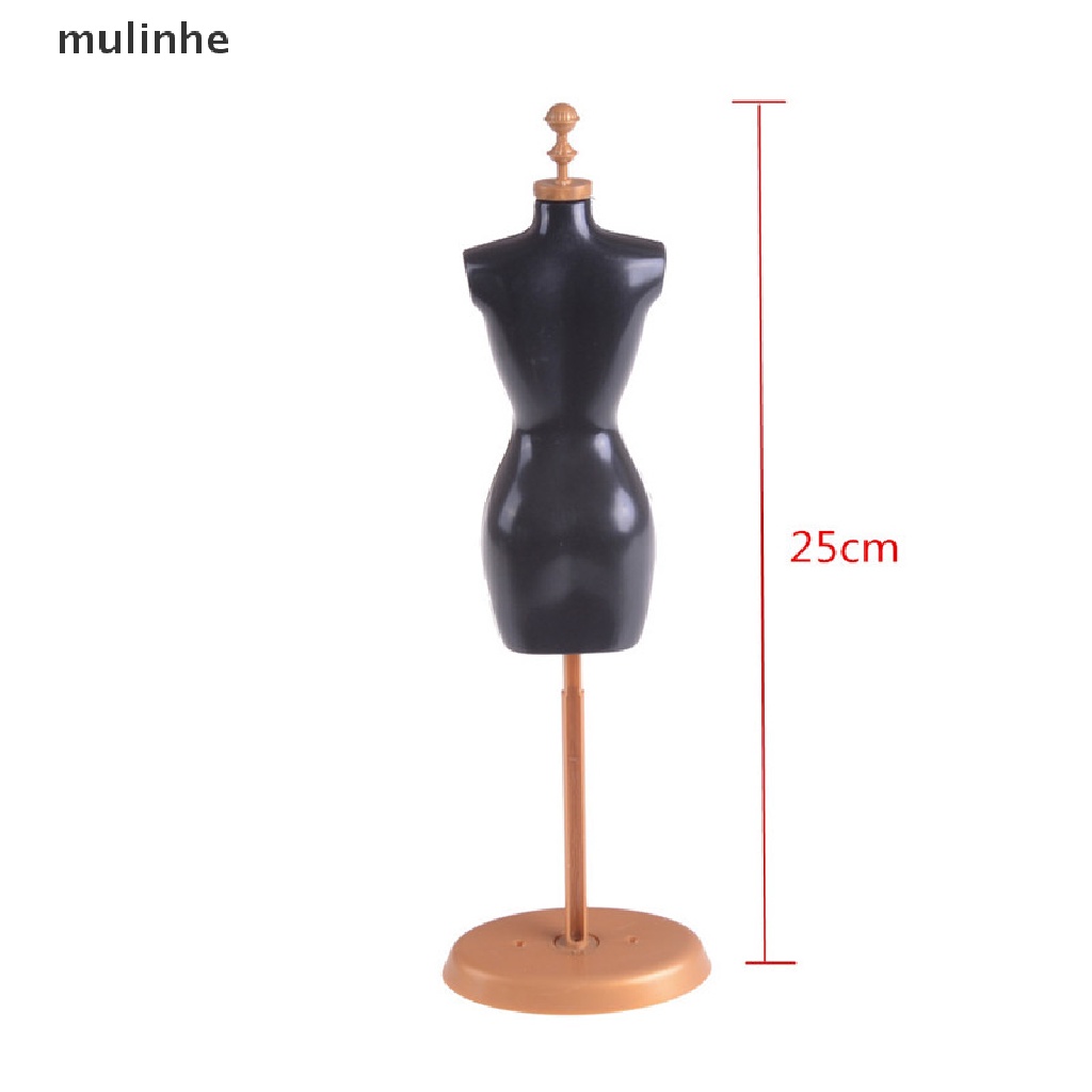 Mô Hình Ma Nơ Canh Màu Đen 25cm Trưng Bày Quần Áo Cho Búp Bê