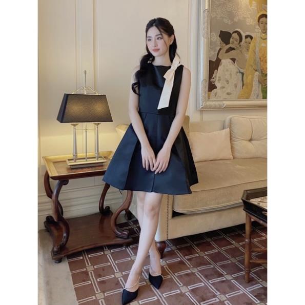 1 Váy cúp ngực có 3 nơ vô cùng tiểu thư chất tafa dày dặn 1