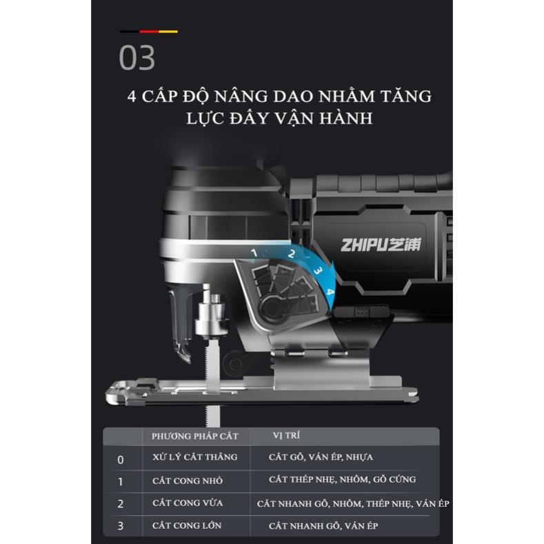 Máy Cưa Gỗ, cưa LỌNG cắt 55mm Cầm Tay Điện AC – Một Sản Phẩm Của Zhipu