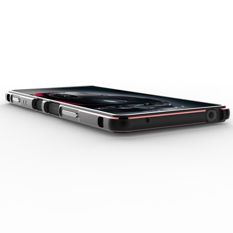 Ốp Điện Thoại Khung Kim Loại Siêu Mỏng Chống Sốc Với Vòng Khóa Ống Kính Cho Sony Xperia1 III/10III