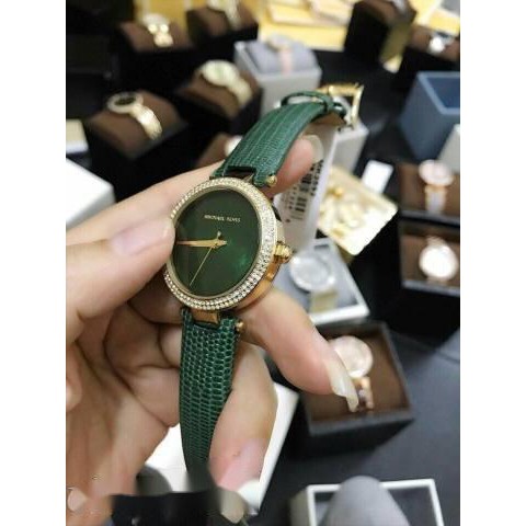 Đồng hồ Nữ Michael Kors MK2592 fullbox hãng màu xanh quyến rũ