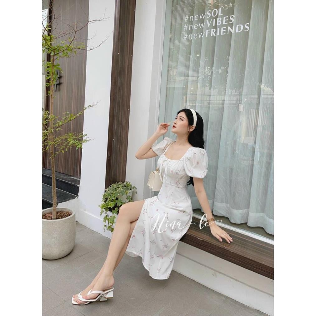 Đầm xòe mùa hè, đầm voan nữ chất đẹp, hàng đẹp bán shop, phom dưới 52kg New ྇