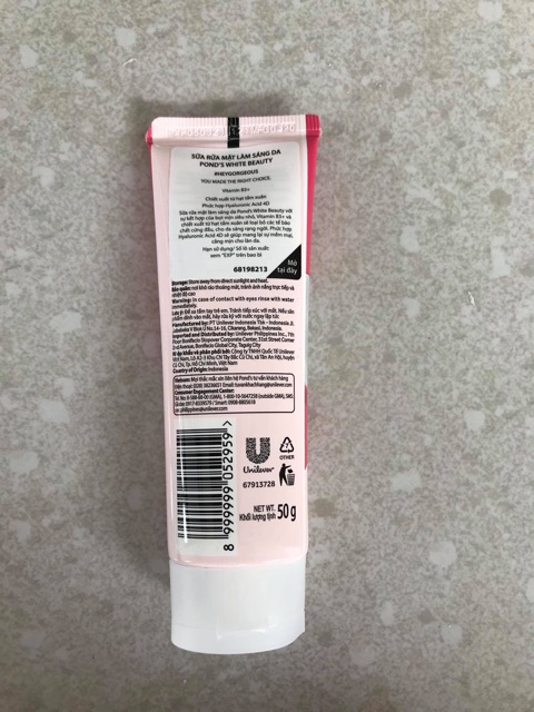 Sữa rửa mặt sáng da Pond's White Beauty (50g)