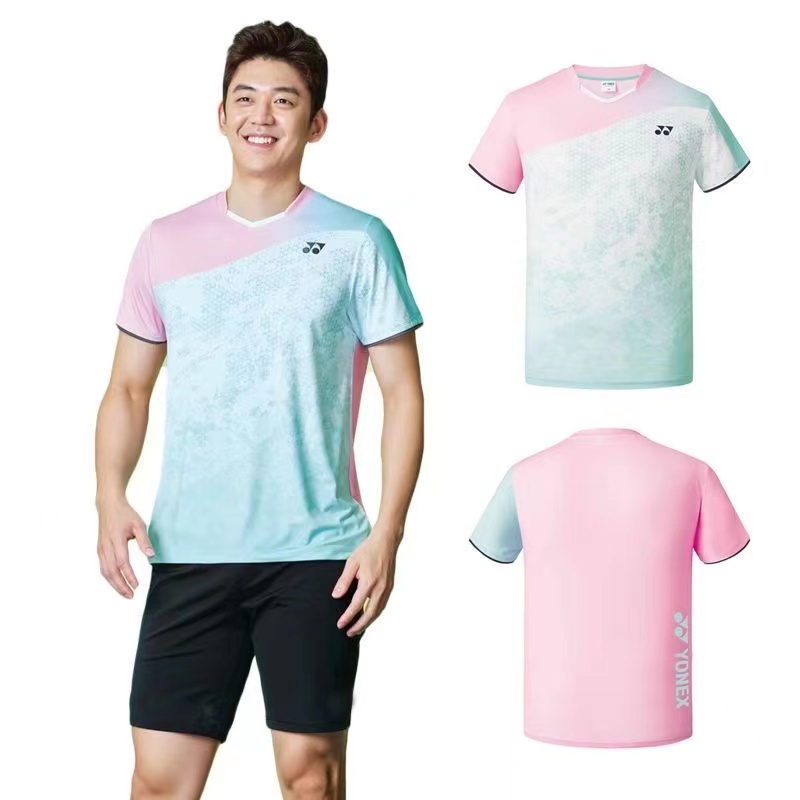 Bộ Đồng Phục Chơi Cầu Lông Tay Ngắn Nhanh Khô Thoáng Khí Yonex