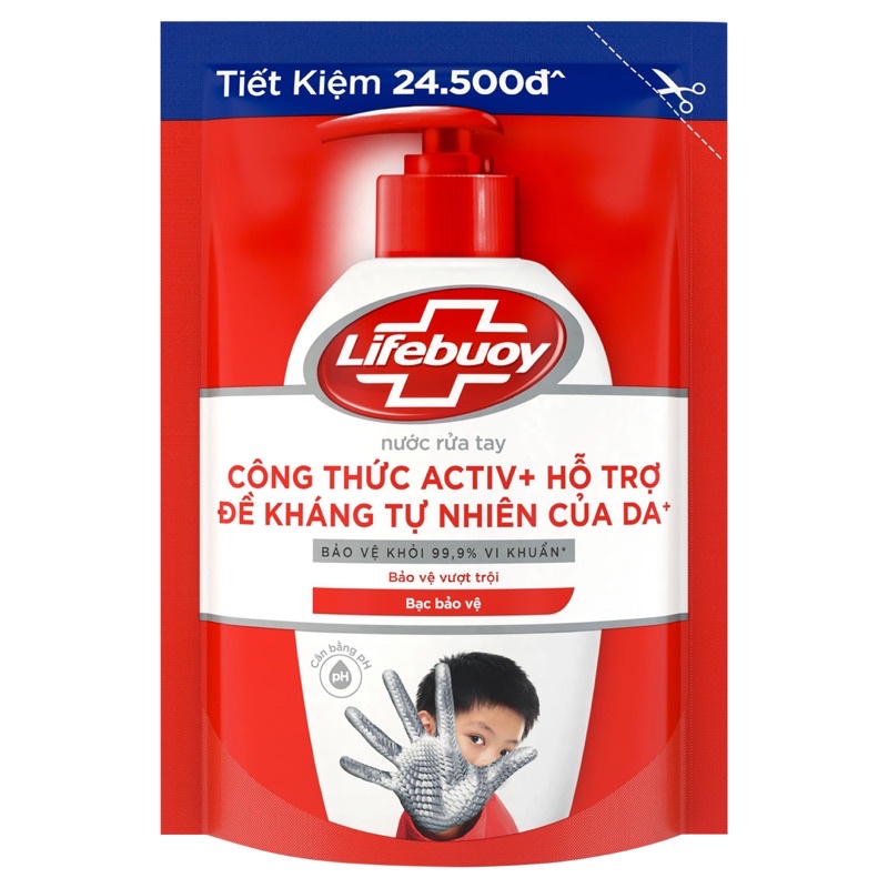 TÚI NƯỚC RỬA TAY LIFEBUOY 400g