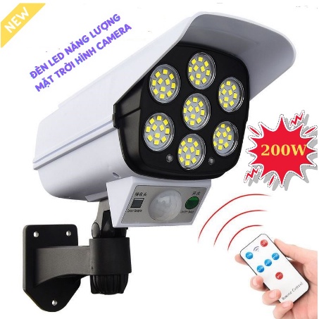 Đèn LED Năng Lượng Mặt Trời, Đèn Năng Lượng Mặt Trời Hình Camera Chống Trộm