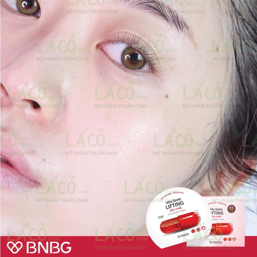 Mặt nạ BNBG Vita Mask chính hãng bnbg mặt nạ nâng cơ săn chắc da nuôi dưỡng da toàn diện mặt nạ Hàn Quốc đỏ vita A 30ml