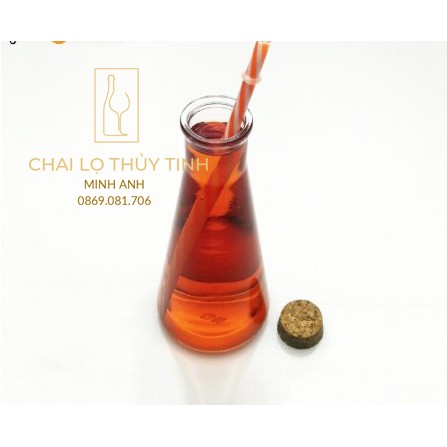 [Mã LIFE10K15 giảm 10K đơn 20K] CHAI THỦY TINH EO 350ml SINH TỐ NƯỚC ÉP DECOR