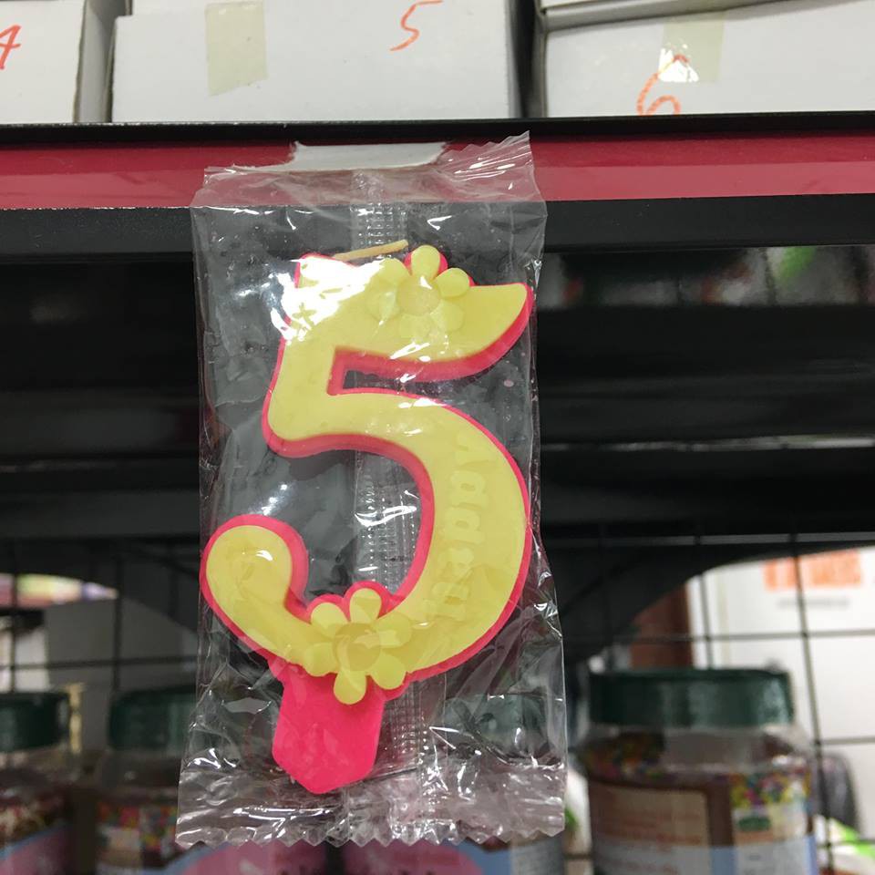 Nến số hoa 20s/h