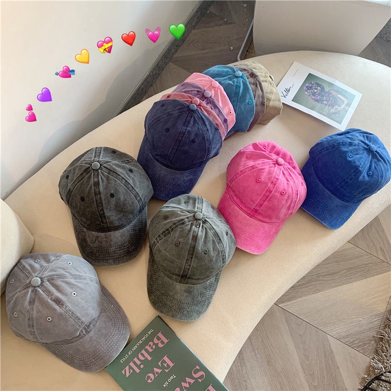 Mũ lưỡi trai thiết kế màu trơn đơn giản thời trang