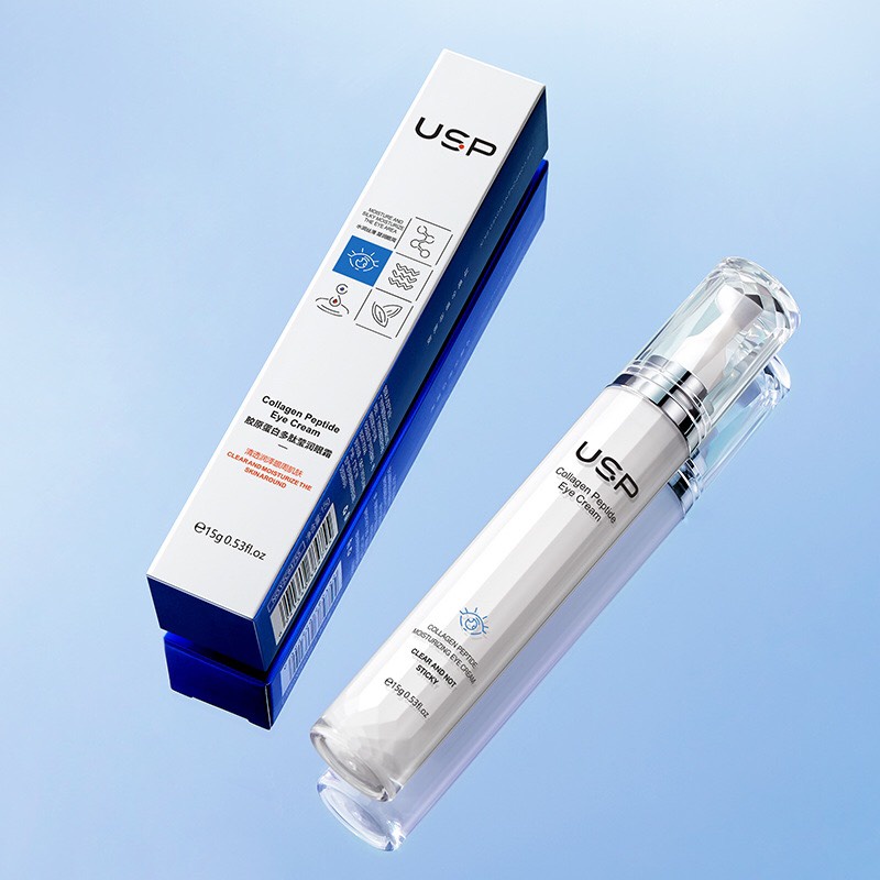 Kem Mắt Có Đầu Lăn Collagen Peptide USP Săn Chắc Ngừa Nếp Nhăn Quầng Mắt