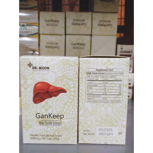 Bổ gan Gankeep - Tăng cường chức năng gan, thải độc gan, bảo vệ lá gan của bạn - 60 viên - HP