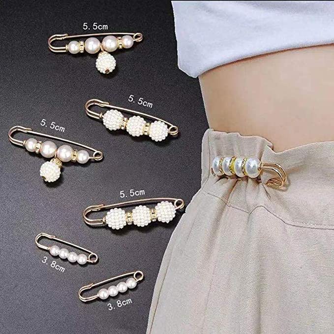 Set 6 Phụ Kiện Cài Áo Quần Jean Tiện Dụng