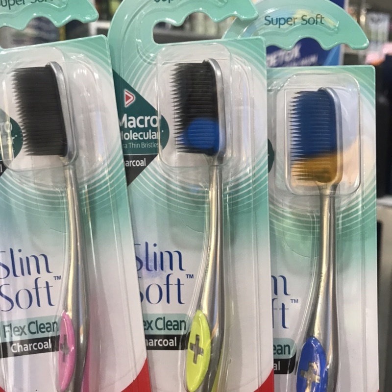Bàn chải đánh răng Colgate Flex clear lông chải nguyên khối.