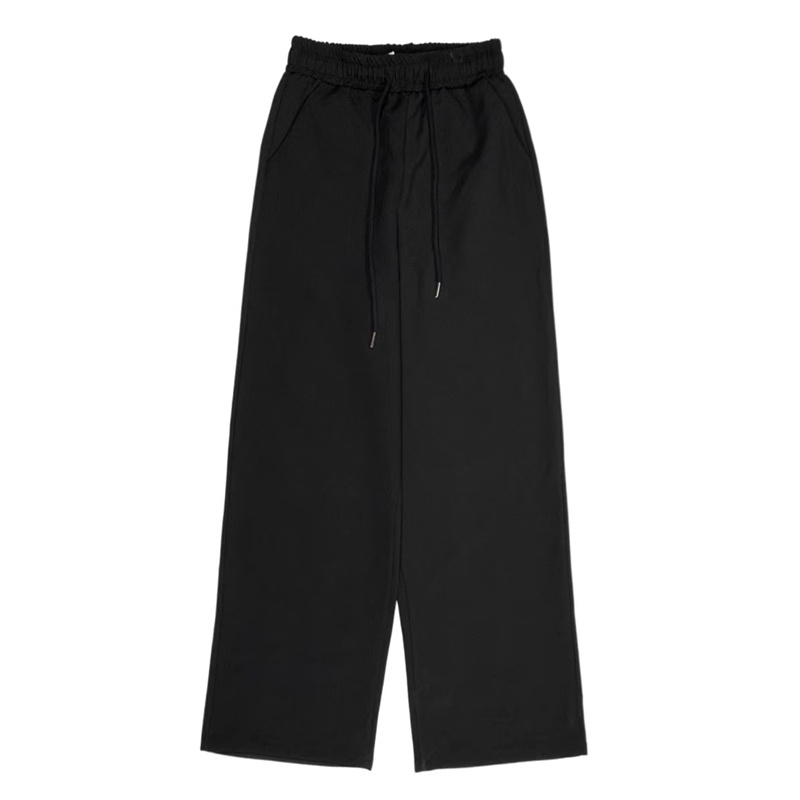 Quần Thể Thao Lưng Cao Ống Rộng Thời Trang Hàn Quốc Dành Cho Nữ