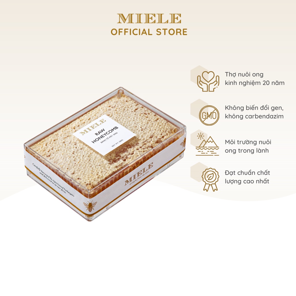 Bánh tổ mật ong Miele 500g