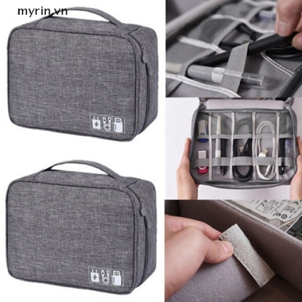 Túi Đựng Phụ Kiện Điện Tử / Ổ Đĩa USB Tiện Dụng Khi Đi Du Lịch