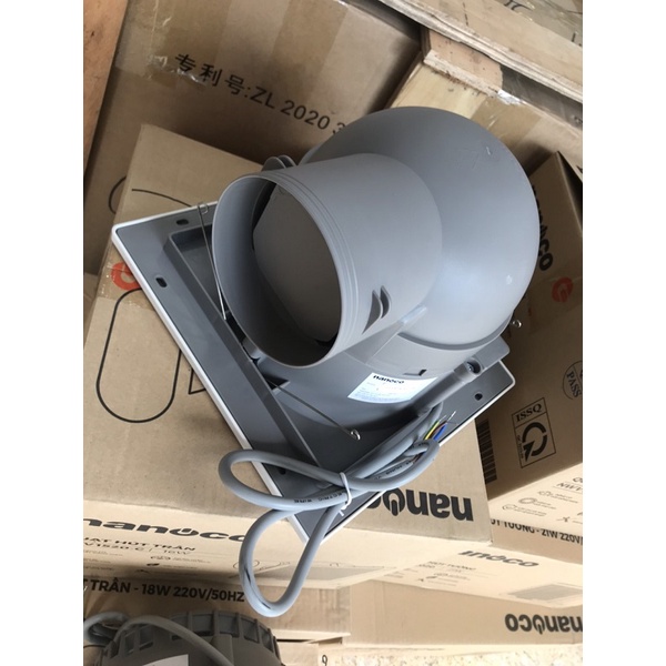 Quạt hút âm trần có ống dẫn Nanoco NCV1520-C - Hàng chính hãng