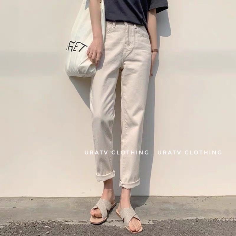 [Mã 2611THTRANG100K hoàn 10% xu đơn 99K] [FREESHIP - ẢNH CHÍNH CHỦ] Quần baggy jean gấp line ZR 260