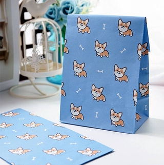 Túi kraft In Hoạt Hình Động Vật Dễ Thương Đa Ứng Dụng