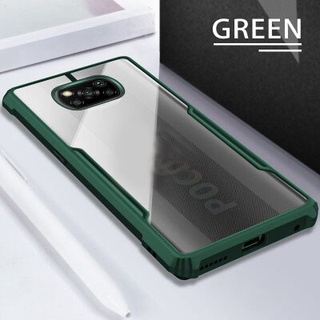 Casing Redmi Note 12  Redmi Note 11 Note 10 10Pro 10S Xiaomi POCO X3 GT 9T 9A 9C 9S 9Pro Note8 Note7 POCO M3 X3 NFC X3Pro Acrylic Transparent Anti-Fall Gear Bumper Phone Case