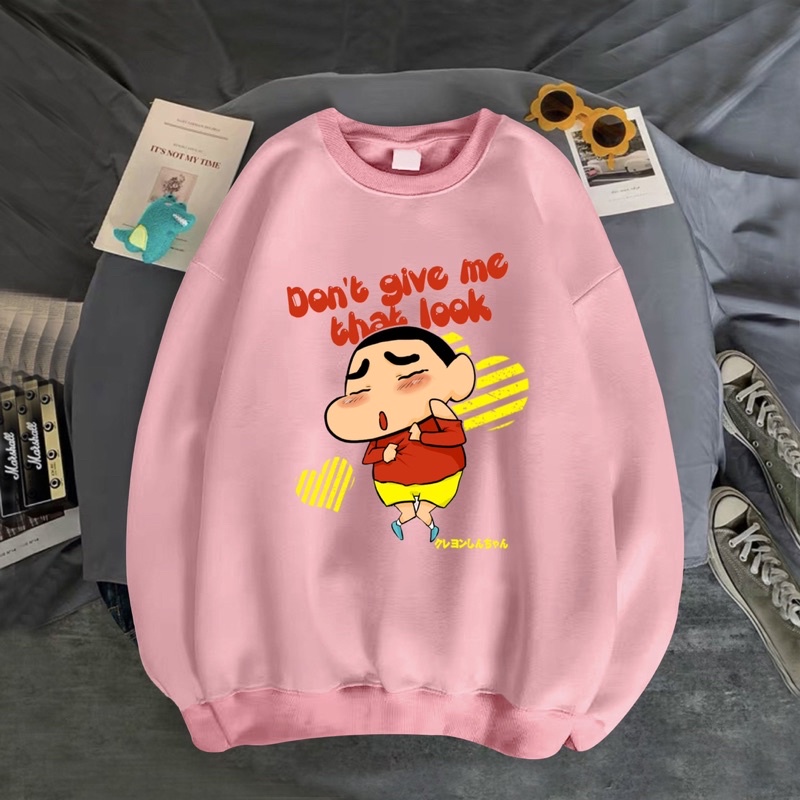 ÁO SWEATER NỈ UNISEX IN SHIN DONT GIVE ME CỰC ĐẸP THỜI TRANG BB HOODIE