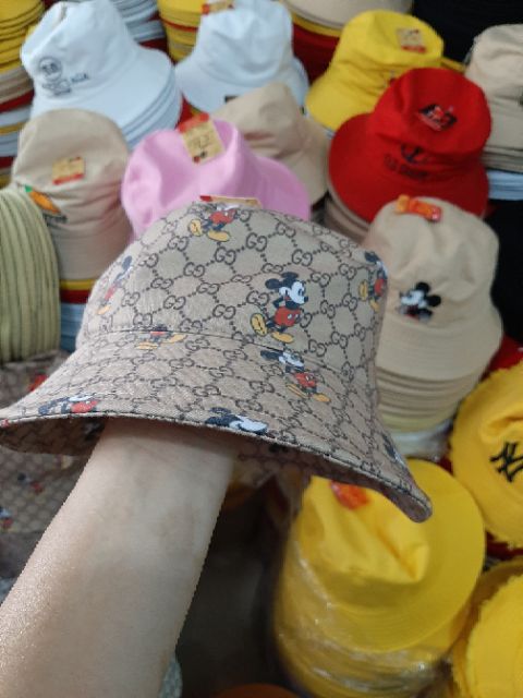 Mũ bucket mickey giá xưởng - mũ tai bèo cho nam nữ giá rẻ