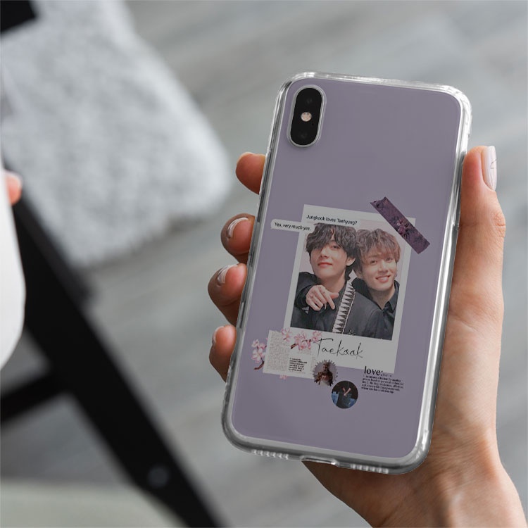 Ốp điện thoại IDOL Taekook love cho Iphone 7/7Plus/8/8Plus/X/Xs/Xs Max/11/11 Promax/13/13 Promax BLUGDR0091