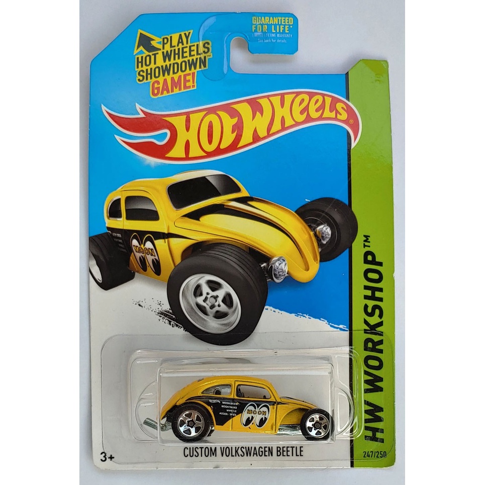 Xe mô hình tỉ lệ 1:64 Hot Wheels T-20 Custom Volkswagen Beetle Moon Eye