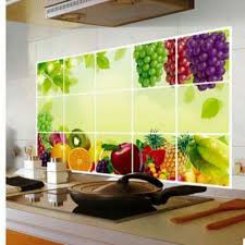 Chuyên sỉ TRanh- giấy dán tường nhà bếp cách nhiệt chống bẩn dễ lau chùi     kt  60-90cm