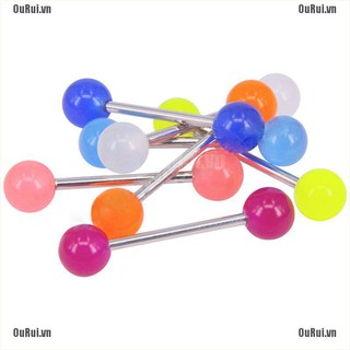 Set 10 Khuyên Lưỡi Dạ Quang Độc Đáo Cá Tính