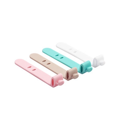 Bộ 4 dây buộc cáp bằng silicon đa chức năng tiện dụng