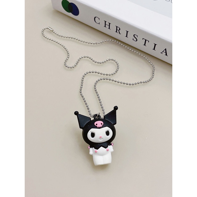 Dây chuyền mặt hình anime Kuromi dễ thương sành điệu