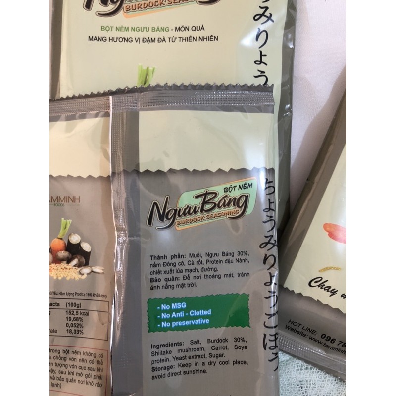 Bột nêm Ngưu Báng-Chay[60g]