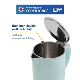 Bình đun siêu tốc Korea King PWP-17P/G (Hàng chính hãng)