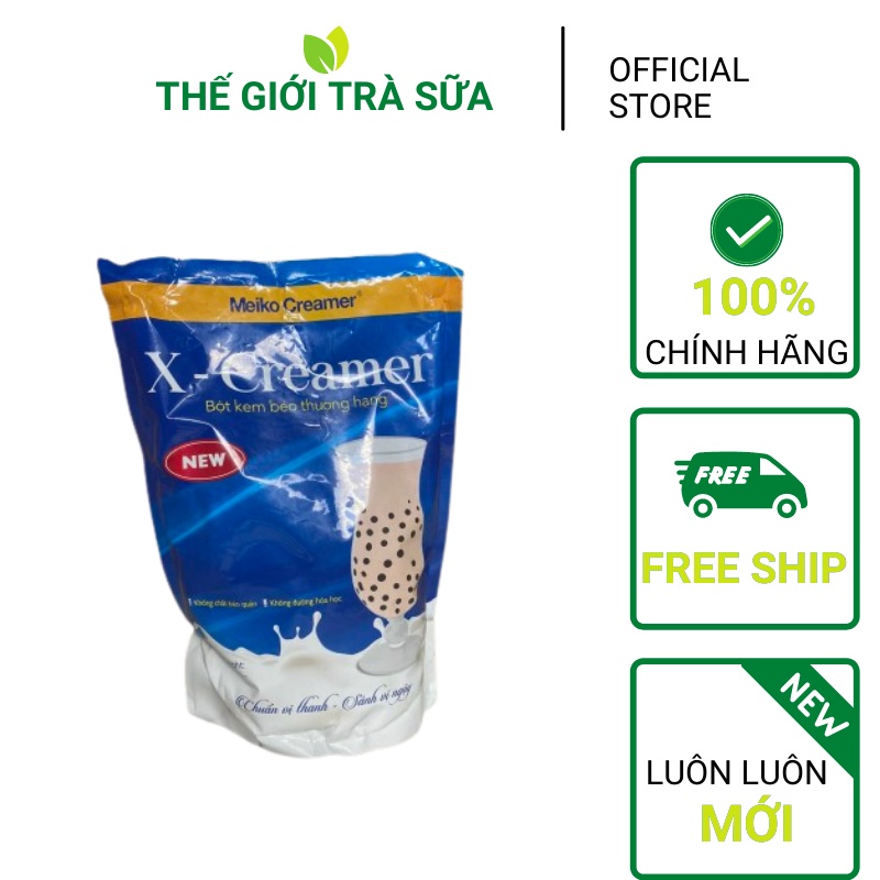 Bột sữa béo X Cream chính hãng pha trà sữa (1KG)- Nguyên liệu pha chế trà sữa
