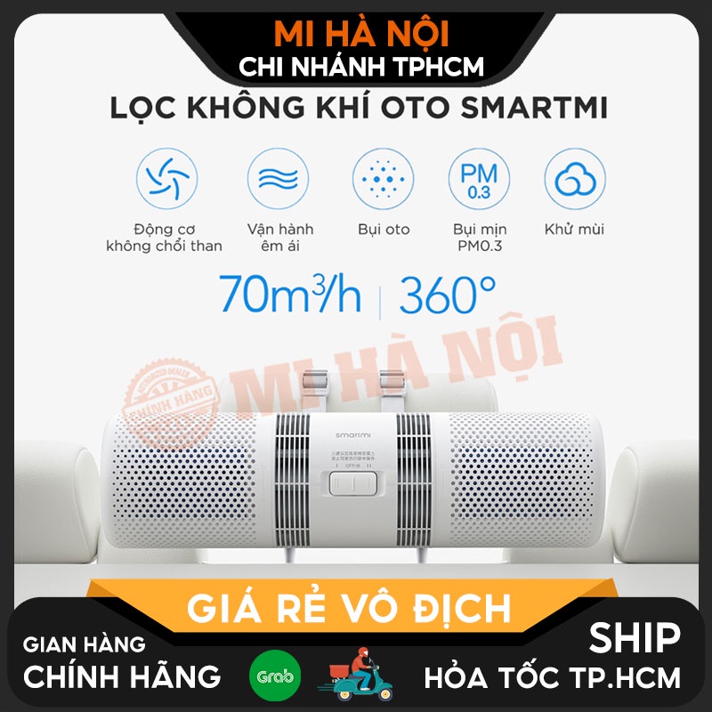 Máy lọc không khí ô tô Xiaomi Smartmi Car Air Purifier